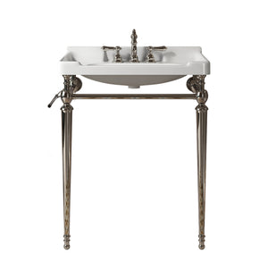 VICI 28" Bathroom Console Sink, Wall-Mounted