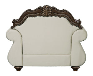 Pierce - Chair With Pillow - Beige / Cherry - Best Buy Furniture
