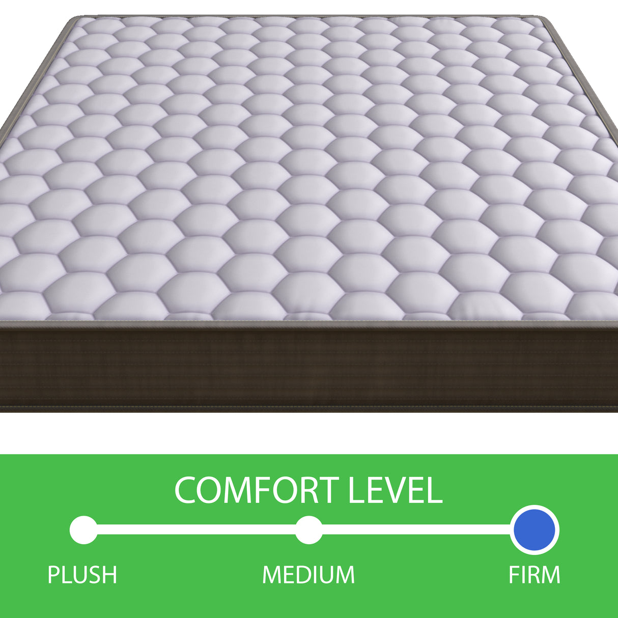 6 Inch Soft-Medium Firmness Pocket Spring Mattress - Twin Size