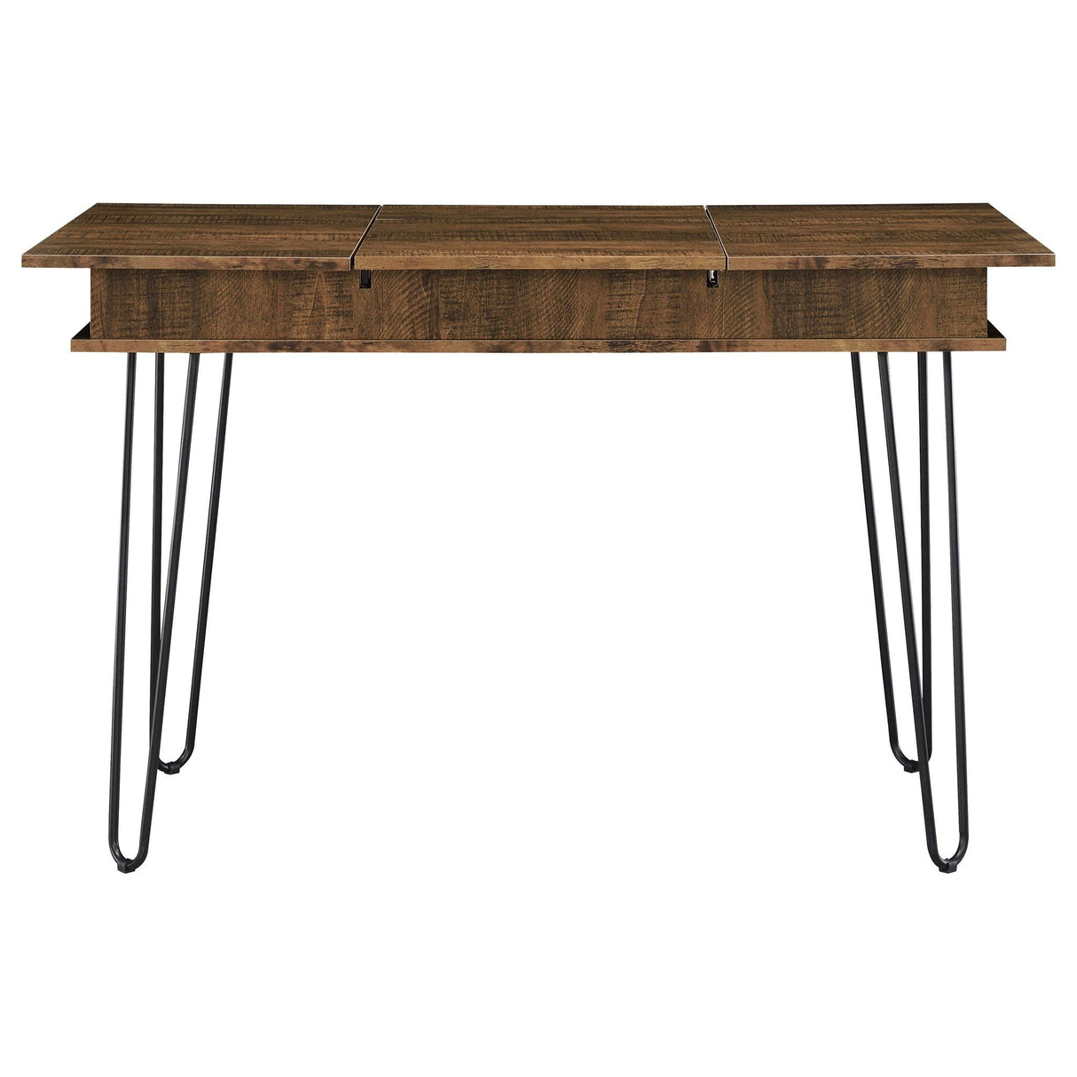 Writing Desk With 4 Hidden Storages - Brown