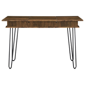 Writing Desk With 4 Hidden Storages - Brown