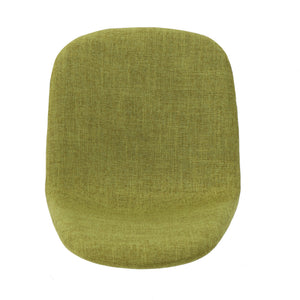 Modern Minimalist Fabric Dining Chair With Iron Legs