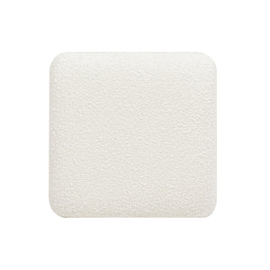 Lucia - Backless Upholstered Counter Stool With Frame - Ivory White