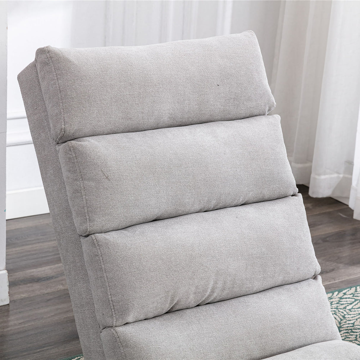 Massage Chaise Lounge Indoor With Remote Control, Ergonomic Electric Massage Lounger