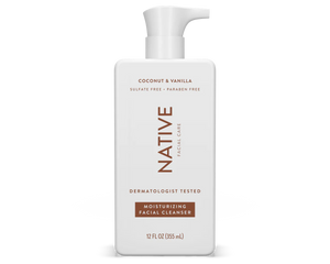 Native Moisturizing Facial Cleanser COCONUT & VANILLA 12 fl oz - New