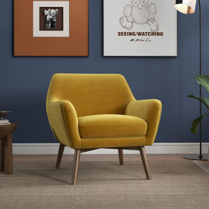 Panom Velvet Accent Chair
