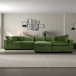 Hayward Olive Sectional Sofa