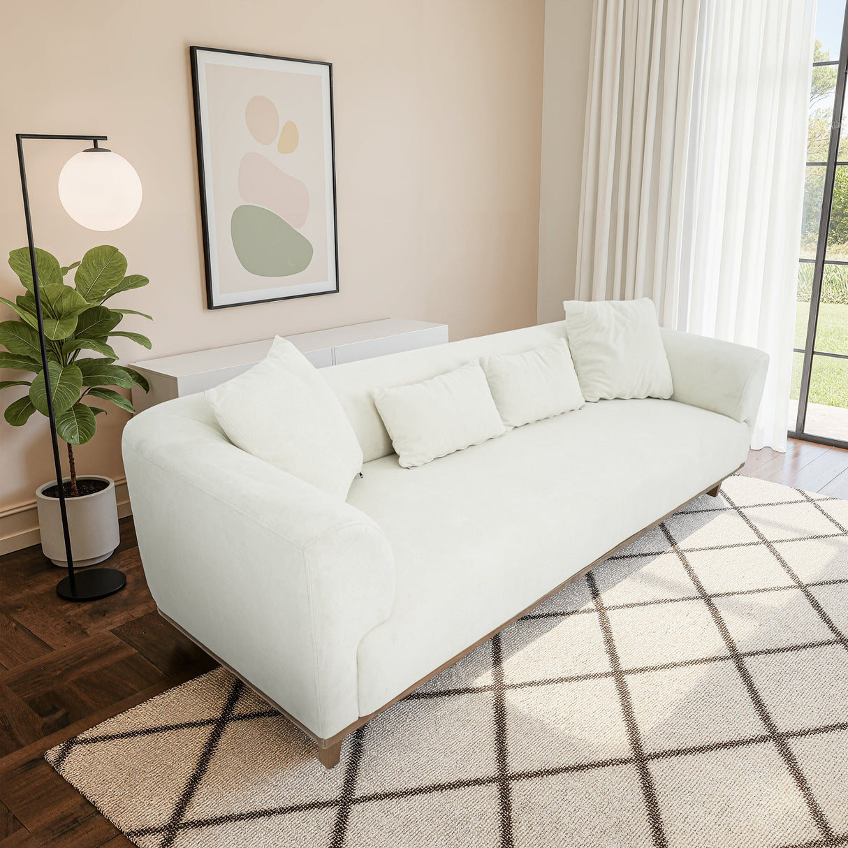 Richardson Velvet Sofa