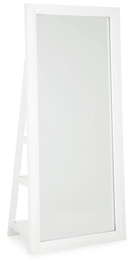 Evesen - Floor Standing Mirror/Storage - Best Buy Furniture