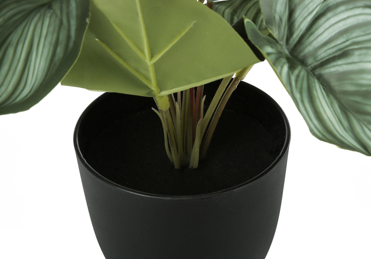 13" Tall, Artificial Plant, Epipremnum, Indoor, Faux, Fake, Table, Greenery, Potted, Decorative (Set of 2) - Green / Black - Best Buy Furniture