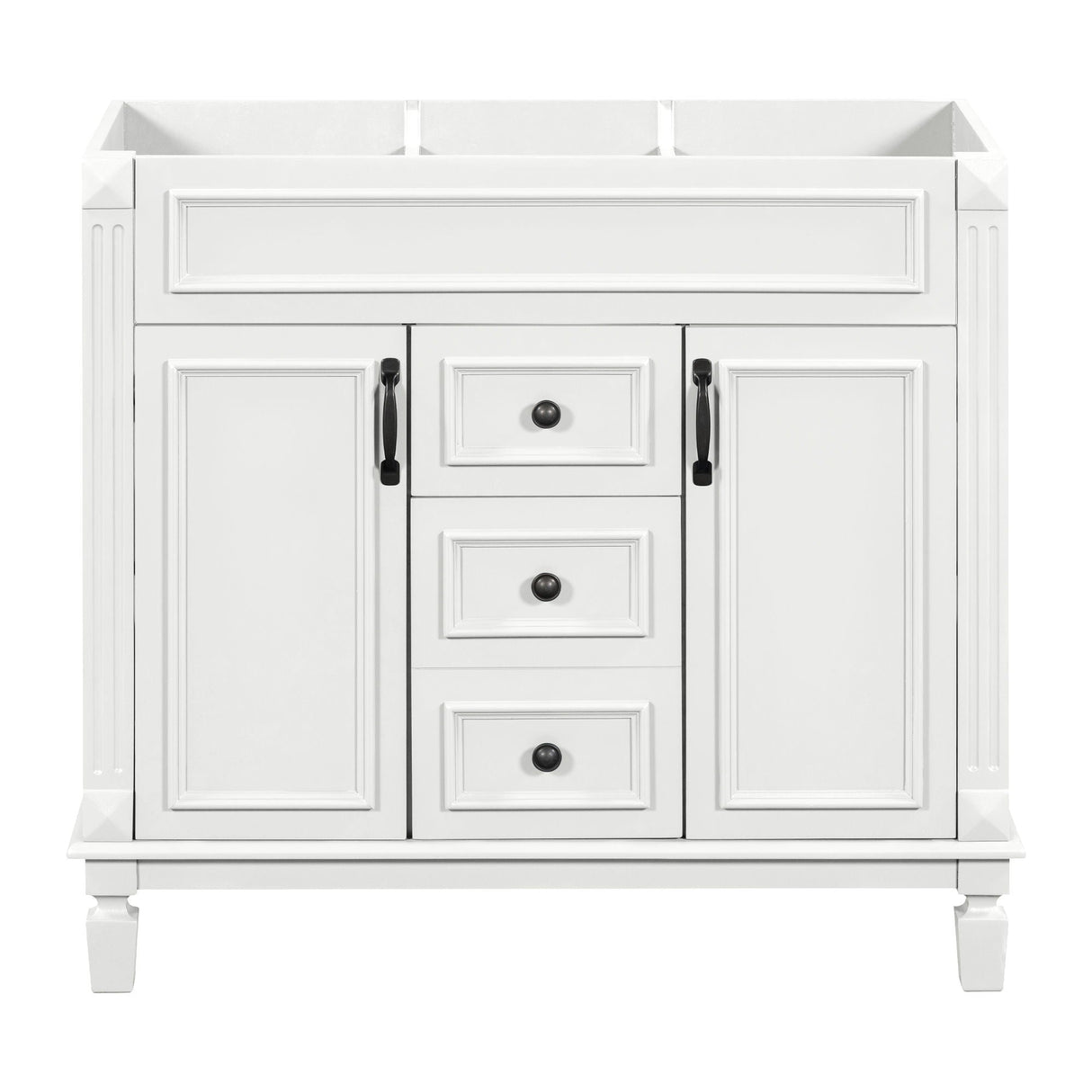 Bathroom Vanity Cabinet With 2 Soft Closing Doors And 2 Drawers