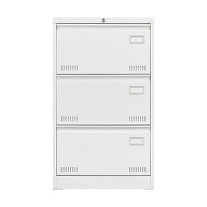Filing Cabinet Lateral File Cabinet 3 Drawer, Locking Metal File Cabinets Three Drawer, Office Filing Cabinet With Lock Drawers For Home Office
