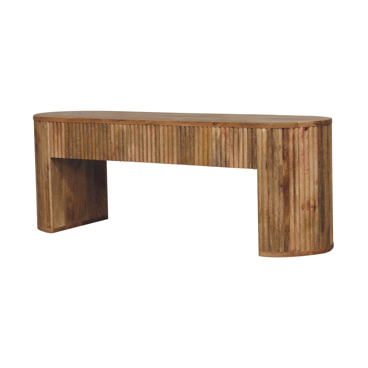 Solid Wood Soba Straight Media Unit