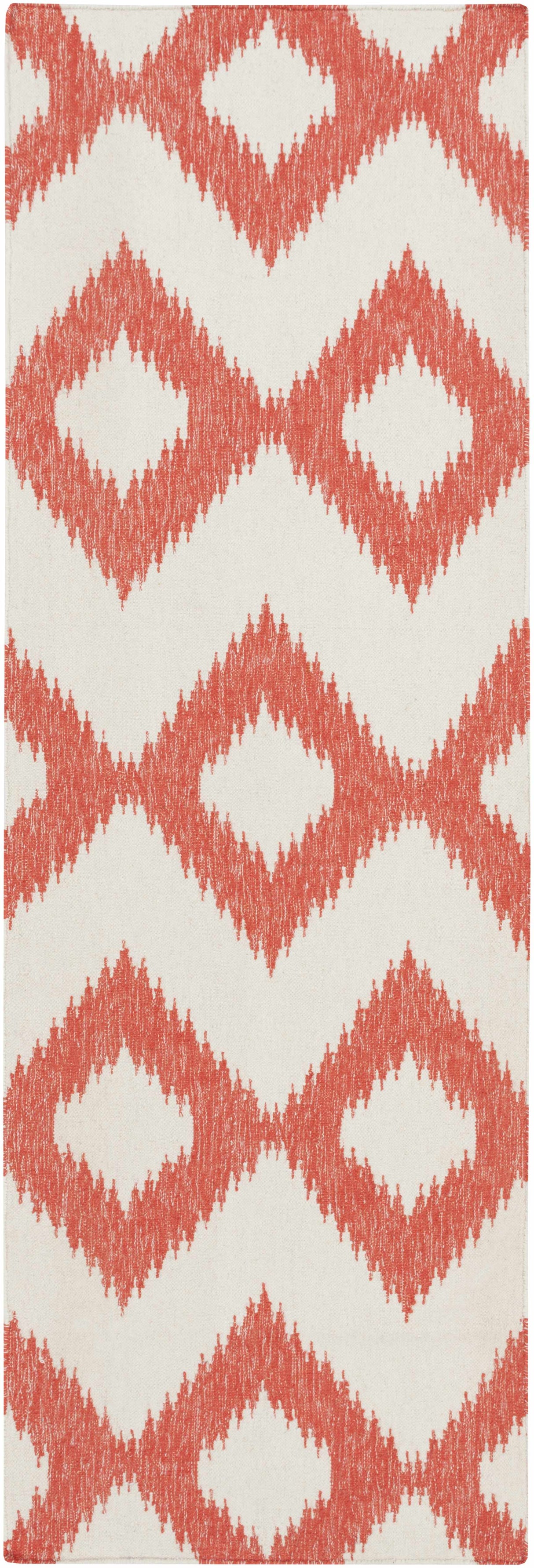 Oradell Red Ikat Wool Rug - Clearance