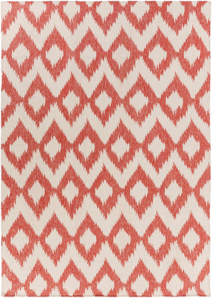 Oradell Red Ikat Wool Rug - Clearance