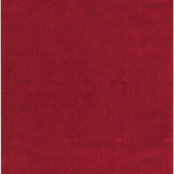 Brockton Solid Wool Crimson Red Area Rug - Clearance