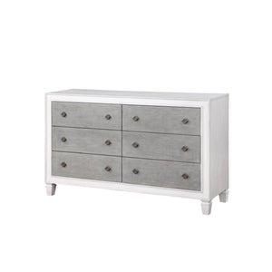 Katia - Weathered Dresser - White - Best Buy Furniture