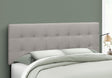 Queen Size, Bed Headboard Only, Upholstered, Durable Construction - Gray - Best Buy Furniture