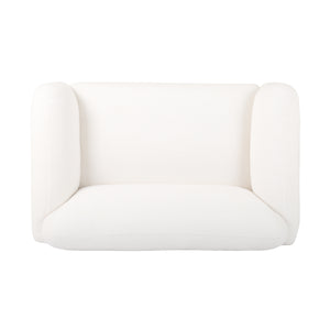 Bouclé Fabric Loveseat Sofa - 50 Inch