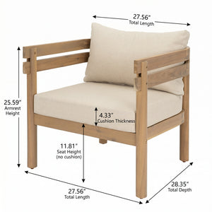 Light Patio Seating