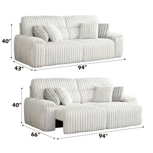 Jaya - Power Motion Sofa With Sleeper & USB Port - Mondo Gray - Best Buy Furniture
