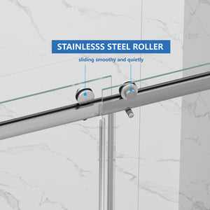 55-59" x 72" Frameless Shower Door