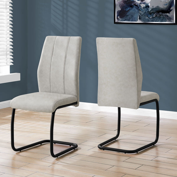 Dining Chair, Side, Upholstered For Dining Room, Contemporary & Modern (Set of 2) - Best Buy Furniture