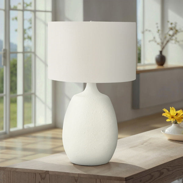Lighting, Table Lamp, Resin, Contemporary - Cream - Best Buy Furniture