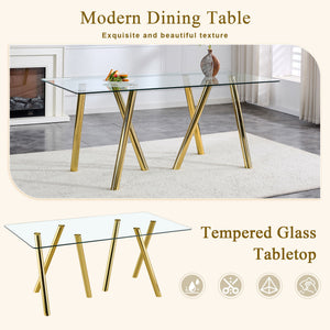 Dining Table With Transparent Surface