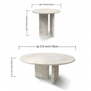 Elegant Coffee Duo Table Set