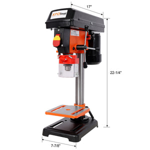 8-Inch Drill Press with 5-Speed 400W Motor