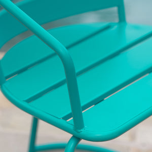 3 Piece Elegant Outdoor Bistro Set With 2 Chairs And Oval Table