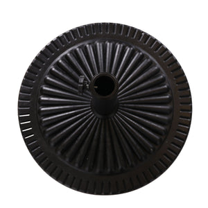 Resin Umbrella Base - Black Rock