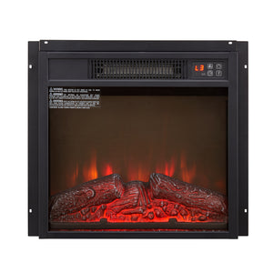 Electric Fireplace Insert 18" 1400W Remote Control