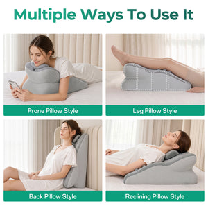 Ergonomic 27° Memory Foam Support Pillow