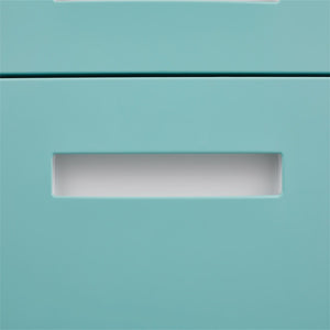 3 Drawer Mobile File Cabinet Under Desk Office, Simple Style Versatile Storage Cabinet For Legal / Letter / A4 Files, 5 Wheel Design Anti-Tilting Cold Rolled Steel Waterproof Moisture-Proof