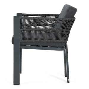 7-Piece Outdoor Dining Set, Acacia Wood Table & 6 Chairs