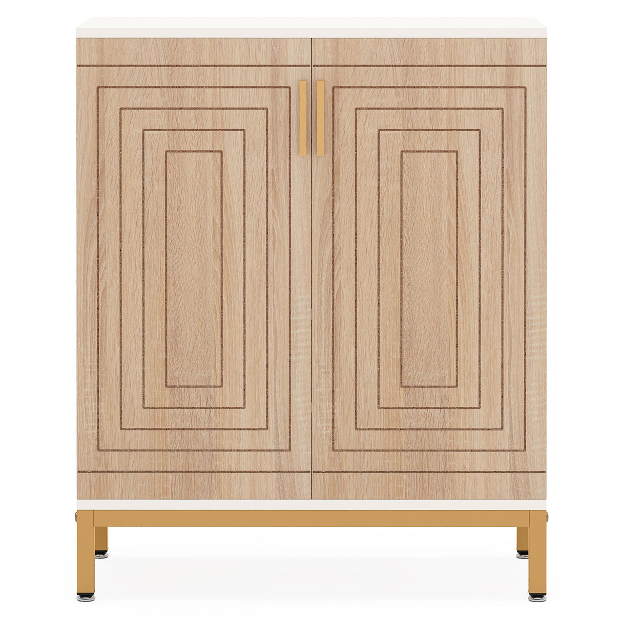 Shoe Cabinet With Doors, 5 Tiers Shoe Storage Organizer