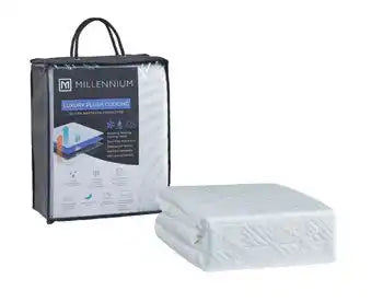 Advanced Protector - Queen Mattress Protector (Set of 4) - White - Best Buy Furniture