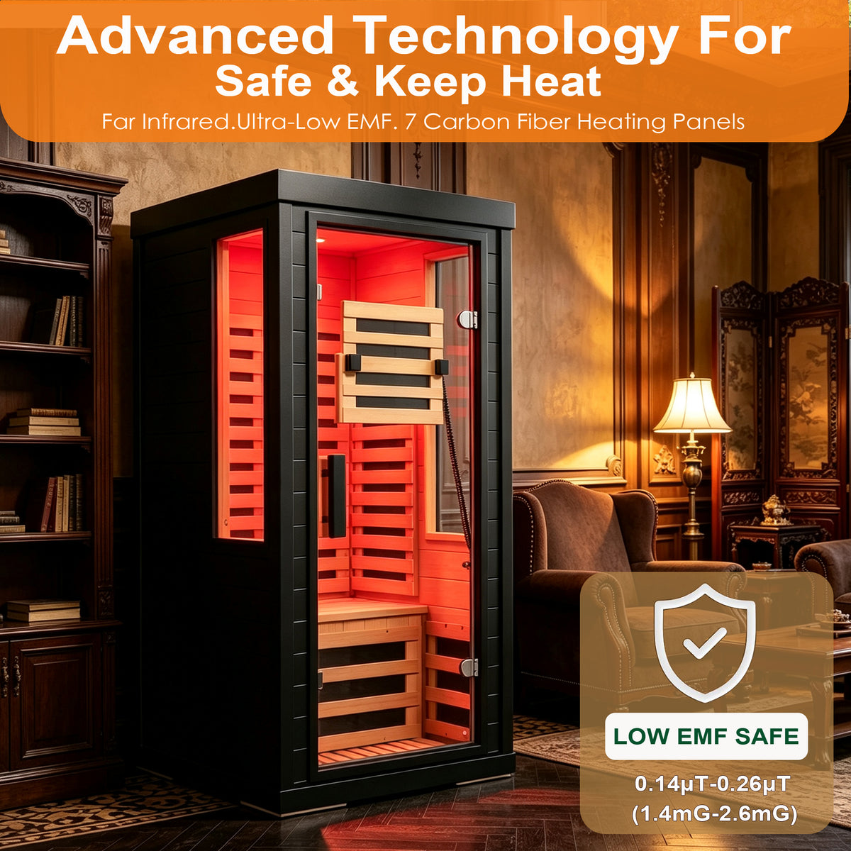 One-Two Person Far Infrared Sauna