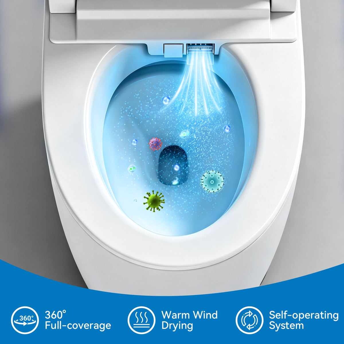 Smart Toilets with Heated Bidet Seat