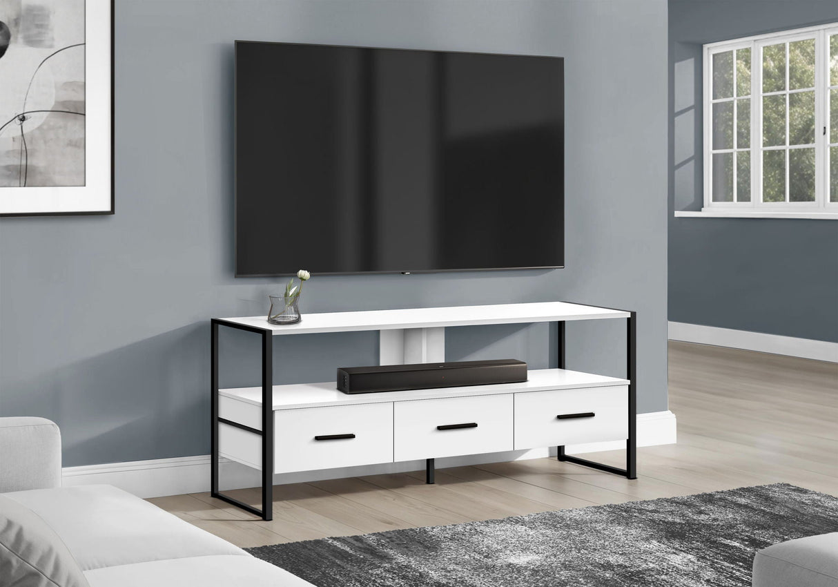 TV Stand, Console, Media Entertainment Center, Storage Drawers, Modern - Best Buy Furniture
