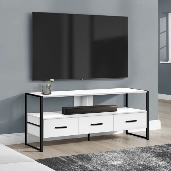 TV Stand, Console, Media Entertainment Center, Storage Drawers, Modern - Best Buy Furniture