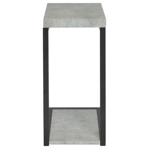 Snack Table With Industrial Base
