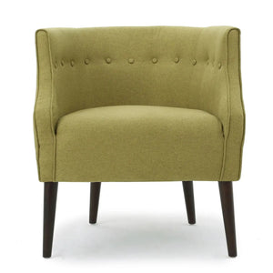 Contemporary Upholstered Club Chair With Button Tufting - Best Buy Furniture