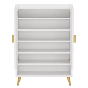 Shoe Cabinet With Doors, 7 Tier Storage Organizer