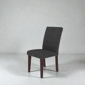 Upholstered Dining Chair With High Back Design (Set of 2)