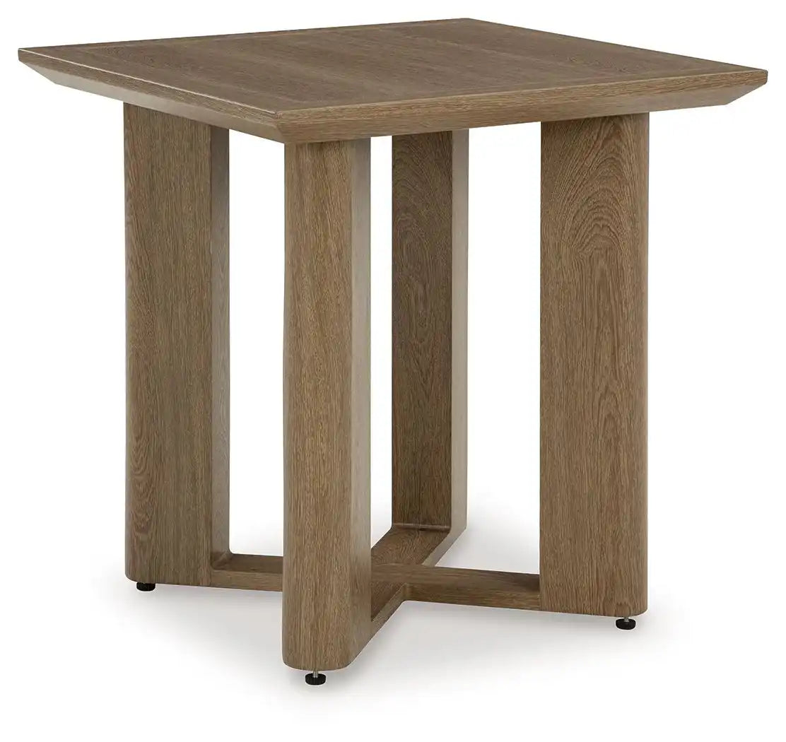 Serene Bay - Square End Table - Dark Brown - Best Buy Furniture