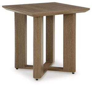 Serene Bay - Square End Table - Dark Brown - Best Buy Furniture