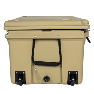 110 Quart Khaki Rotomolded Insulated Ice Chest